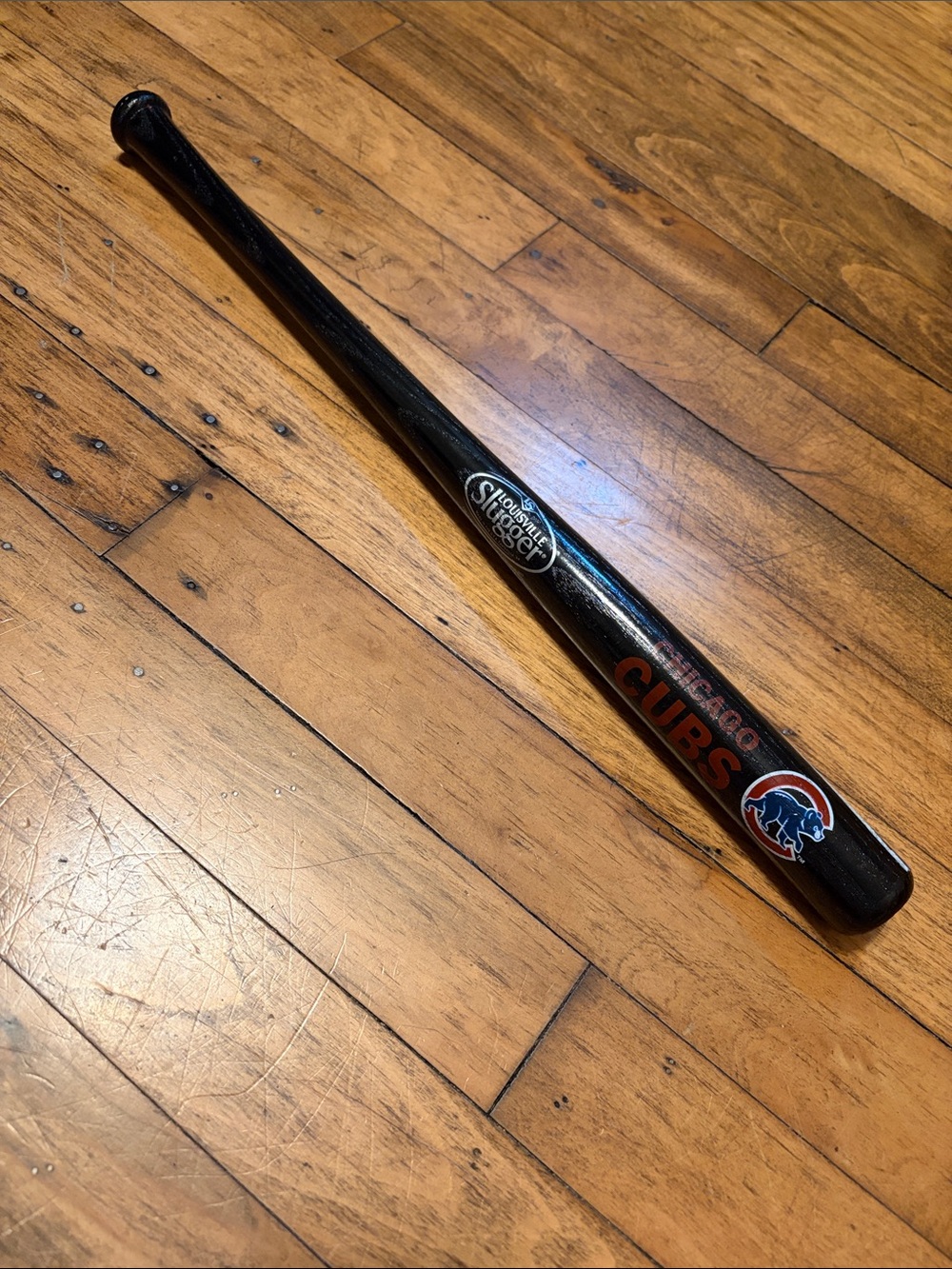 Chicago Cubs Black Louisville Slugger Souvenir Bat